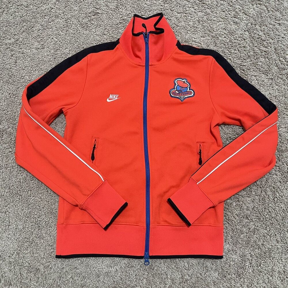 Nike Jacket Womens Medium Orange Allez‎ France So Me Bertrand de Langeron